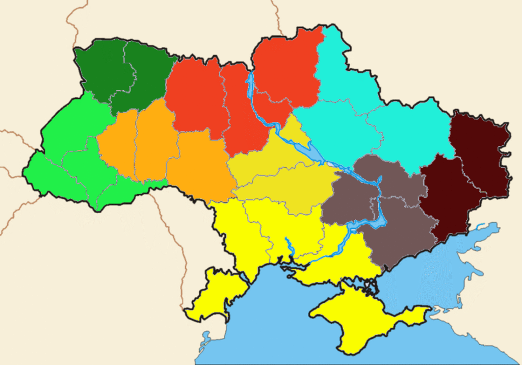 регіони україни